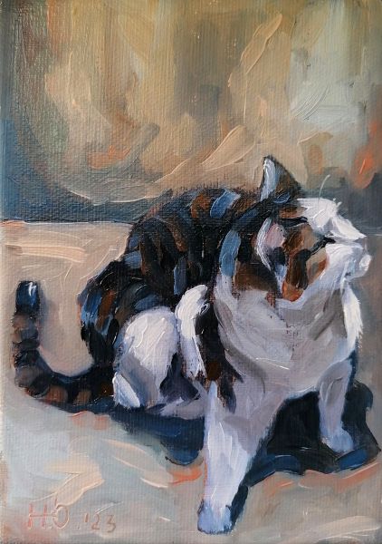 Никитина Юлия Кот чесучий